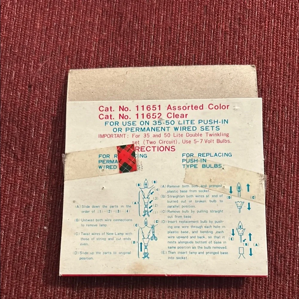 Vintage Universal Replacement Bulbs - Multi-Color